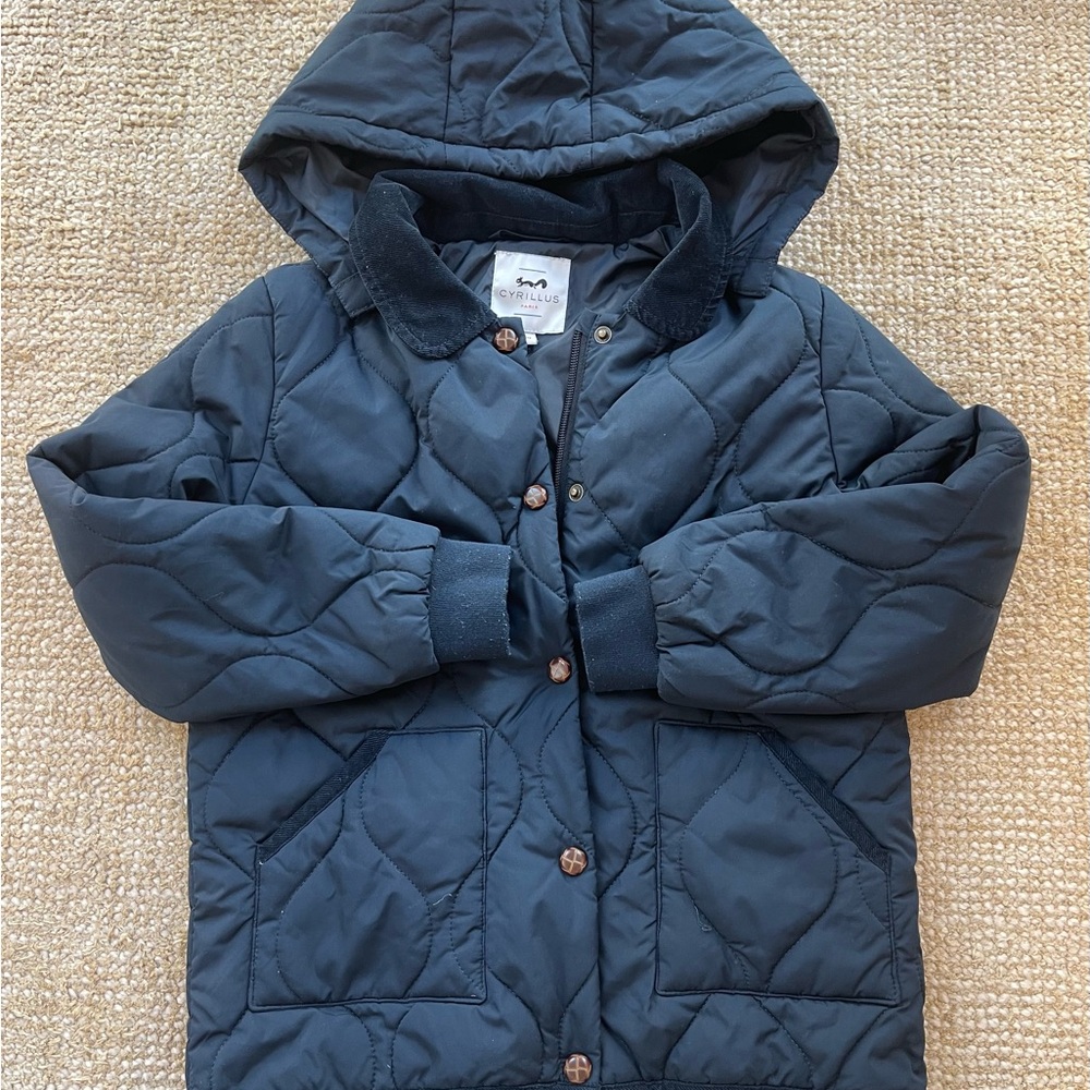 Cyrillus Dark Blue Quilted Kids Puffer Jacket